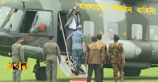 নিজ জেলা ঠাকুরগাঁও পৌঁছেছেন রাষ্ট্রপতি